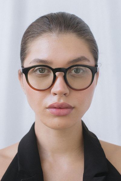 Bilge Karga Glen Brown Nude Blue Light Protective Glasses