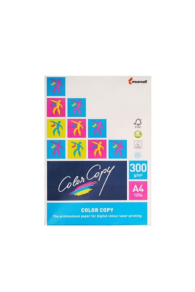 Mondi Carton alb A4 300 gr 125 coli/partea superioară Mondi