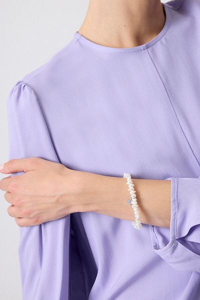 Touché Privé Pearl Bracelet with Flower Charm