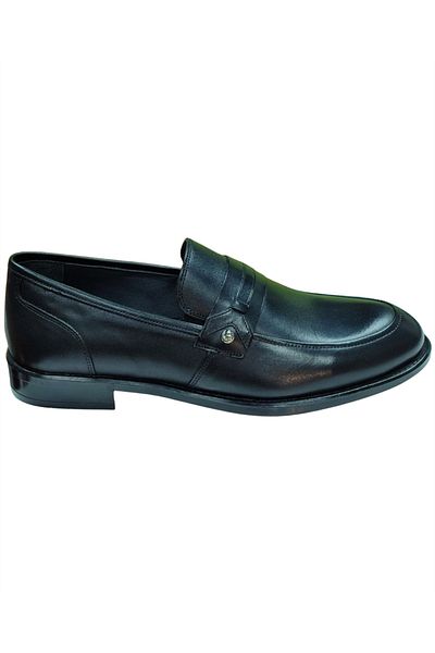 Nevzat ÖgE 0114-Neolit ​​Men's Black (40-44) Leather Classic Shoes