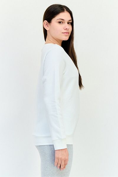 Puma Women Sportswear Fit Long Sleeve Outdoor Sweatshirt, White