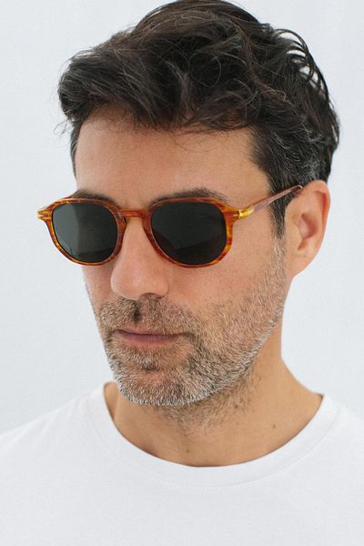 Bilge Karga Marcos Orange Black Men's Sunglasses