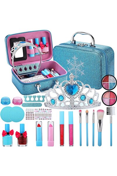 figga Set de machiaj pentru copii FiGGA® 4 ani+, 22 de elemente, non-toxic, solubil în apă, Prințesa Iernii