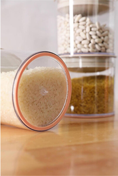 SİHİRLİ AYAKLAR 4-Piece Lockable Lid Airtight Non-Slip Base Food Storage Container 0.5Lt