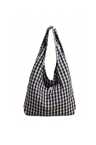 mononoke Sachet Model Gingham Fabric Bag