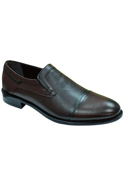 Nevzat ÖgE 098-Neolit Men's Brown (40-44) Leather Classic Shoes