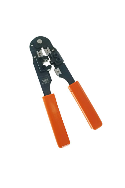 XTREME Cleste de sertizare pentru mufe 8p8c, HY-210N 00594, portocaliu cu negru