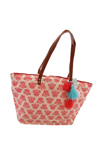 vivo Geanta pentru plaja, 55 x 40 cm, Pink, Vivo, BB966-PINK