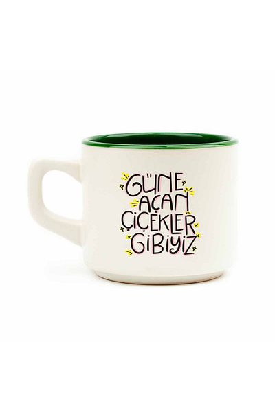 PALTO TASARIM We Are Like Flowers That Bloom White Venus Mug - Gift Mug Cup Mug