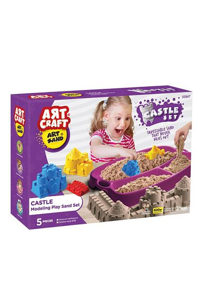 Dede Oyuncak Art Sand Kale Sand Set 600 Gr
