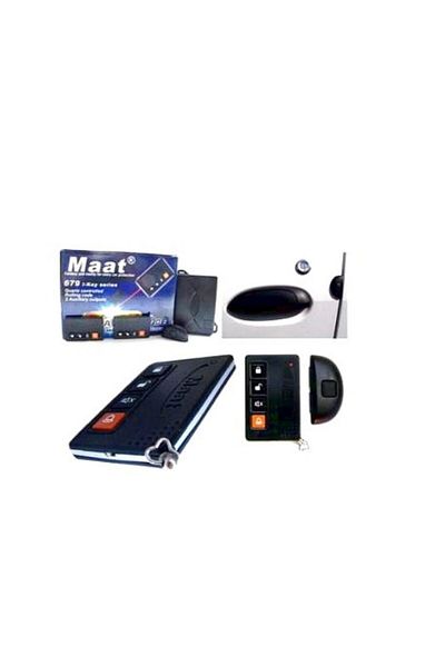 ideal STORE idealSTORE Car Keyless Go Alarm with Remote Control, Broken Glass Sensor, 2-Stage Shock Sensor, Channel A