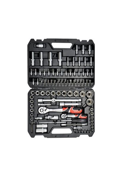 ideal STORE idealStore Professional Tubular Wrench Set, 94 Pieces, Parts Made of Strong Steel, Plastic Case