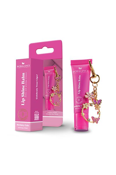 probio balance Lip balm with glossy effect, Birthday Cake, BioBalance, 10 ml