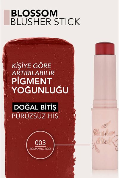 Flormar Blossom Lightweight & Natural Finish Layer by Layer Applicable Stick Blush