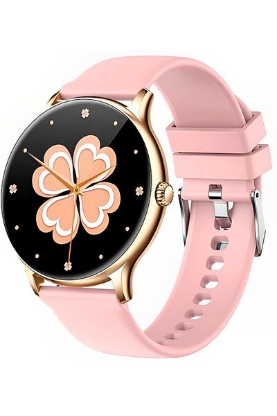ideal STORE Ceas Smartwatch Tokio Fashion idealSTORE, Ecran Rotund LCD, UltraSlim, Apeluri Bluetooth, Android- i