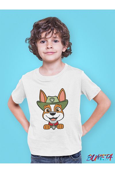 Bumeta Forest Explorer Tracker Paw Patrol Kids T-Shirt T-Shirt