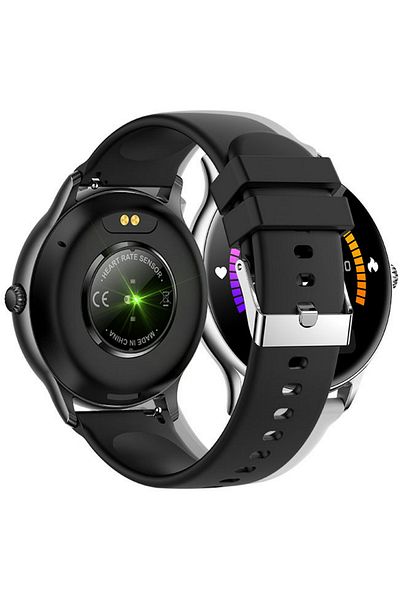ideal STORE Ceas Smartwatch Tokio Fashion idealSTORE, Ecran Rotund LCD, UltraSlim, Apeluri Bluetooth, Android- i