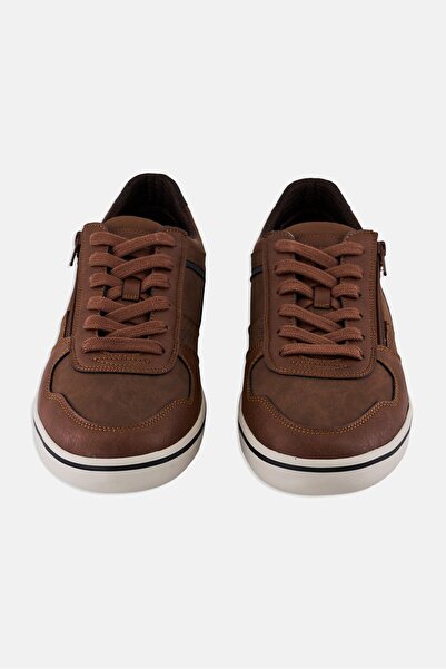 Geox Men Elver Lace Up Sneakers, Brown