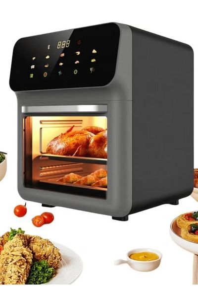 Primo Plus Air Fryer Oven 12l Large Capacity Visible Large Window Smart Touch Screen 1350w Electric Pr611