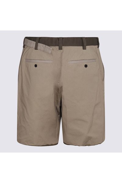 Sacai Sacai Khaki Cotton Shorts