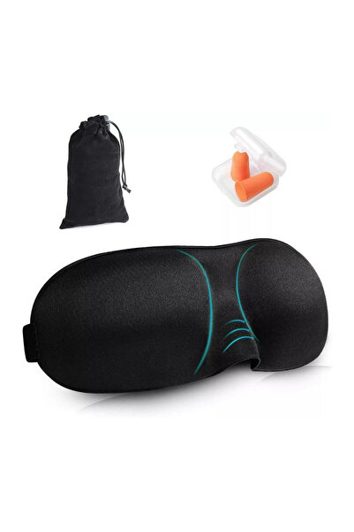 BETTER POSTURE Pachet 2 masti de dormit 3D cu saculet si dopuri de urechi, pe...