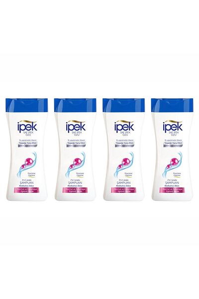 İpek Silk Anti-Hemp 2 in 1 Shampoo for Normal and Dry Hair 4Pcs