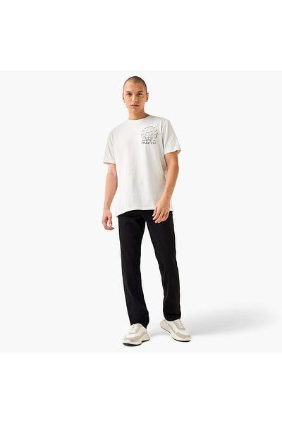 SP Characters Rick Sanchez Print Crew Neck T-shirt