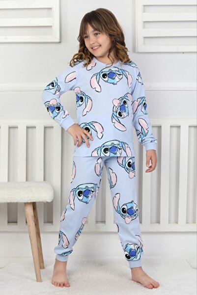 İsobel طقم بيجامة للفتيات باللون الأزرق من ISOBEL STITCH