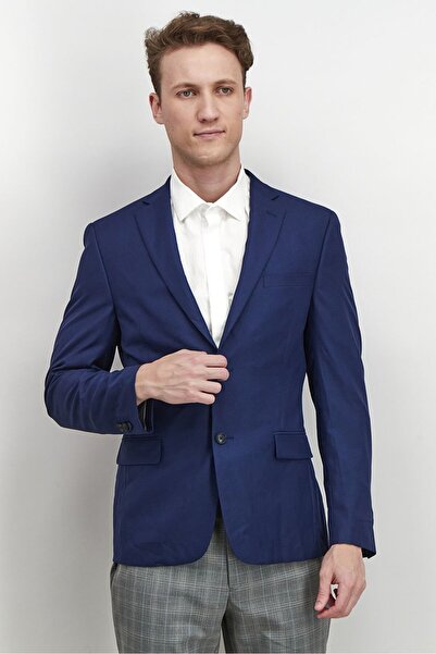 Alfani Men Slim,Fit Stretch Solid Suit Blazer, Blue