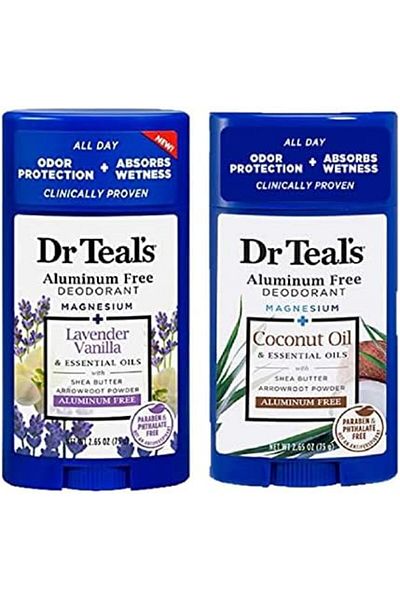 Dr Teals Dr. Teals Deodorant Variety Gift Set (2-Pack, 2.65 Oz Ea.) - Vanilla Lavender & Coconut Oil