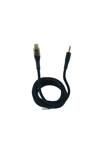 OEM Cable with 3.5 mm jack connector to lightning connector, Jellico B21, 100 cm, in blister, black