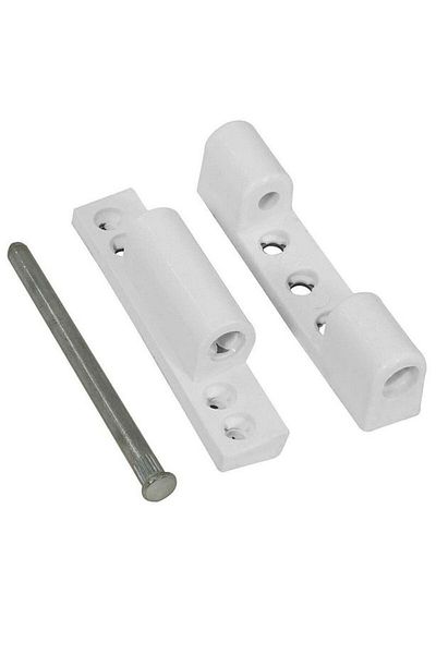 fiba teknik Real Özs Pvc Zamak Hinge 90 mm White 1 Piece