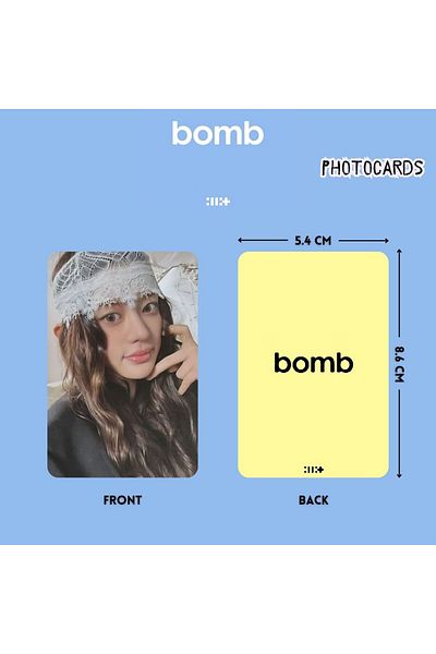 Kpop Dünyasi Illit''Bomb'' Photocards Set 2