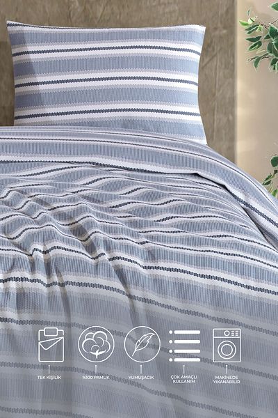 Elart Scatt Pike Single (160X220 cm) Blue