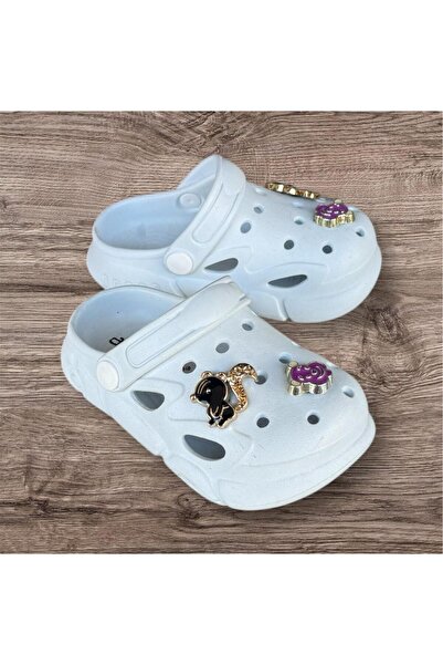 AkınalBella Girl Child Soft Sole Stone Orthopedic Closed Front Beach Pool Daily Slippers Sandals