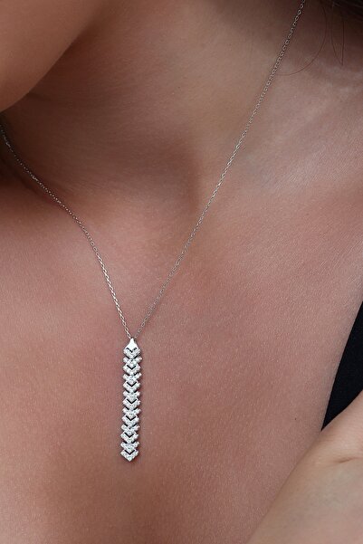 Argentum Concept 925 Ayar Gümüş V Çavuş Model Su Yolu Kolye - 23183000