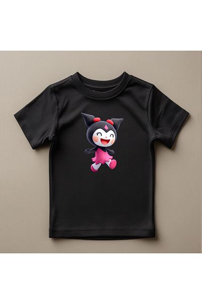 Gölge Store Tricou pentru copii cu imprimeu normal Kuromi