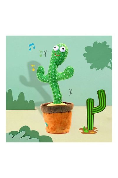 Generic Electric Dancing Cactus Plant Stuffed Toy