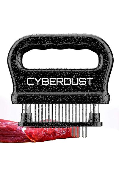 CYBERDUST Dispozitiv De Fragezit Carne , Otel Inoxidabil, 48 De Ace, Pentru Vita, Curcan, Pui, Porc