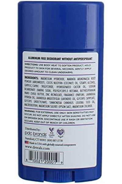Dr Teals Dr. Teal's Vanilla Lavender Deodorant Gift Set (2 Pack, 2.65 oz Ea.) - Shea Butter & Arrowroot Powde