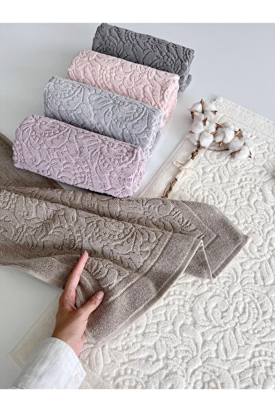 sarra 50X70 Shawl Foot Towel - Cream