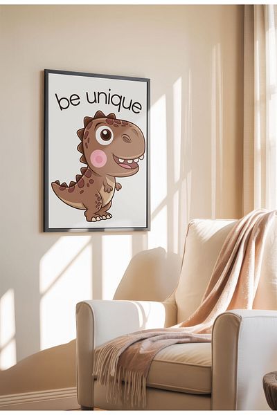21mxm Kids Motivational Poster, Cute Animal Canvas, Nursery Wall Art, Little Dreamers 2025
