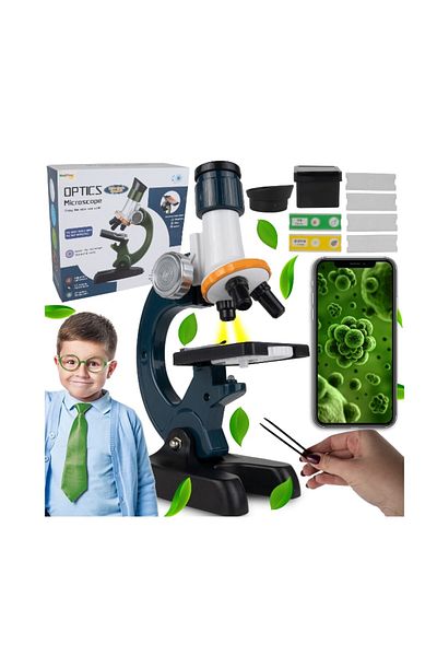 ideal STORE Microscop Stiinfic Multifunctional MicroStar idealSTOREM, Dimensiuni 20 x 12 x 7,5 cm, 3 Trepte de M