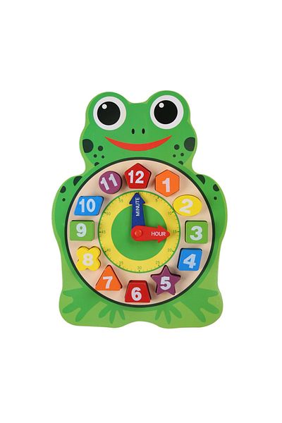 Jet Ceas din lemn cu animale – Jucărie educativă Montessori