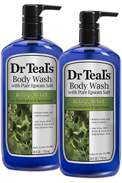 Dr Teals غسول الجسم من دكتور تيل، للاسترخاء والراحة برائحة الأوكالبتوس والنعن...