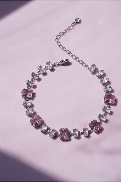 AŞIK ACCESSORIES White Pink Waterway Bracelet