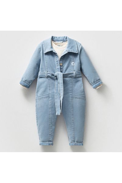 NoyNoy Baby Noynoy Girl's Jeans Jacket 3-Piece Set
