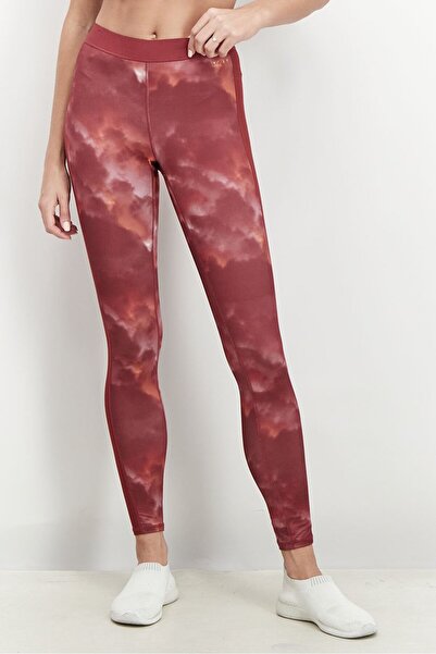 Roxy Women Regular Fit Training Leggings, Red