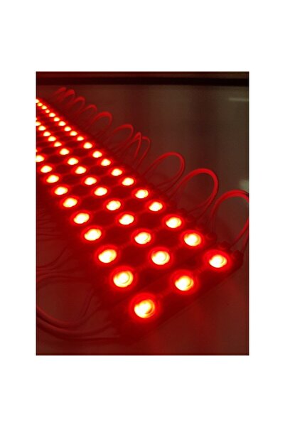 fullreyon 10 Adet 5 Watt Kırmızı Işık IP65 Modül Led, 10 Adet Magnetli, Çok K...