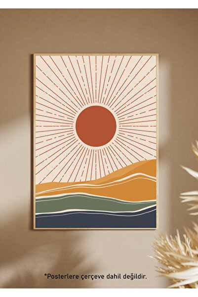 One Little Happiness Αφίσα σε στυλ Bohemian Αισθητική αφίσα τοίχου, αφίσα χωρ...